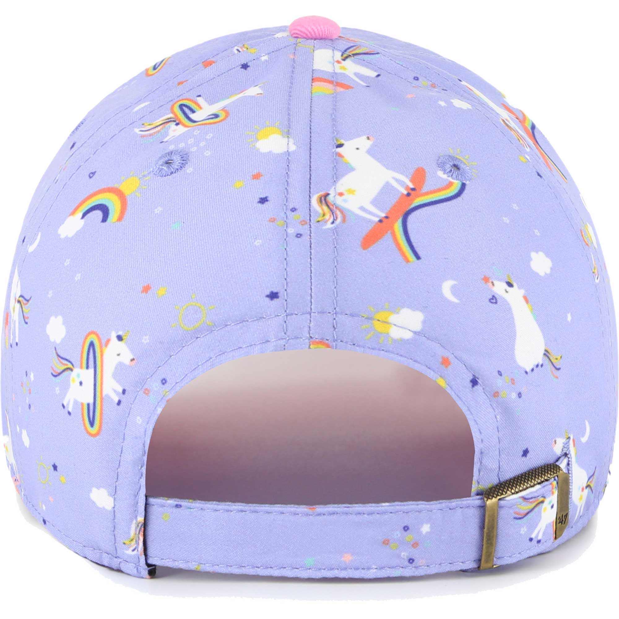 New York Giants girls preschool 47 lavender new york giants unicorn clean up adjustable hat | Giants Shop