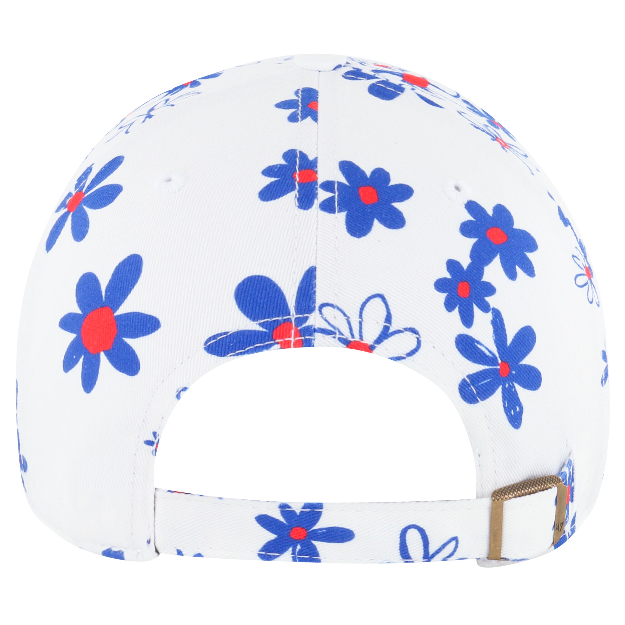 New York Giants girls toddler 47 white new york giants daisy delight clean up adjustable hat | Giants Shop