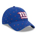 New York Giants girls toddler royal new york giants hearts 9twenty adjustable hat | Giants Shop