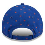 New York Giants girls toddler royal new york giants hearts 9twenty adjustable hat | Giants Shop