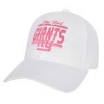 New York Giants girls youth new york giants all white structured adjustable hat | Giants Shop