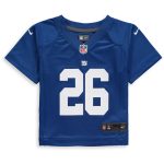 New York Giants infant nike saquon barkley royal new york giants game jersey | Giants Shop