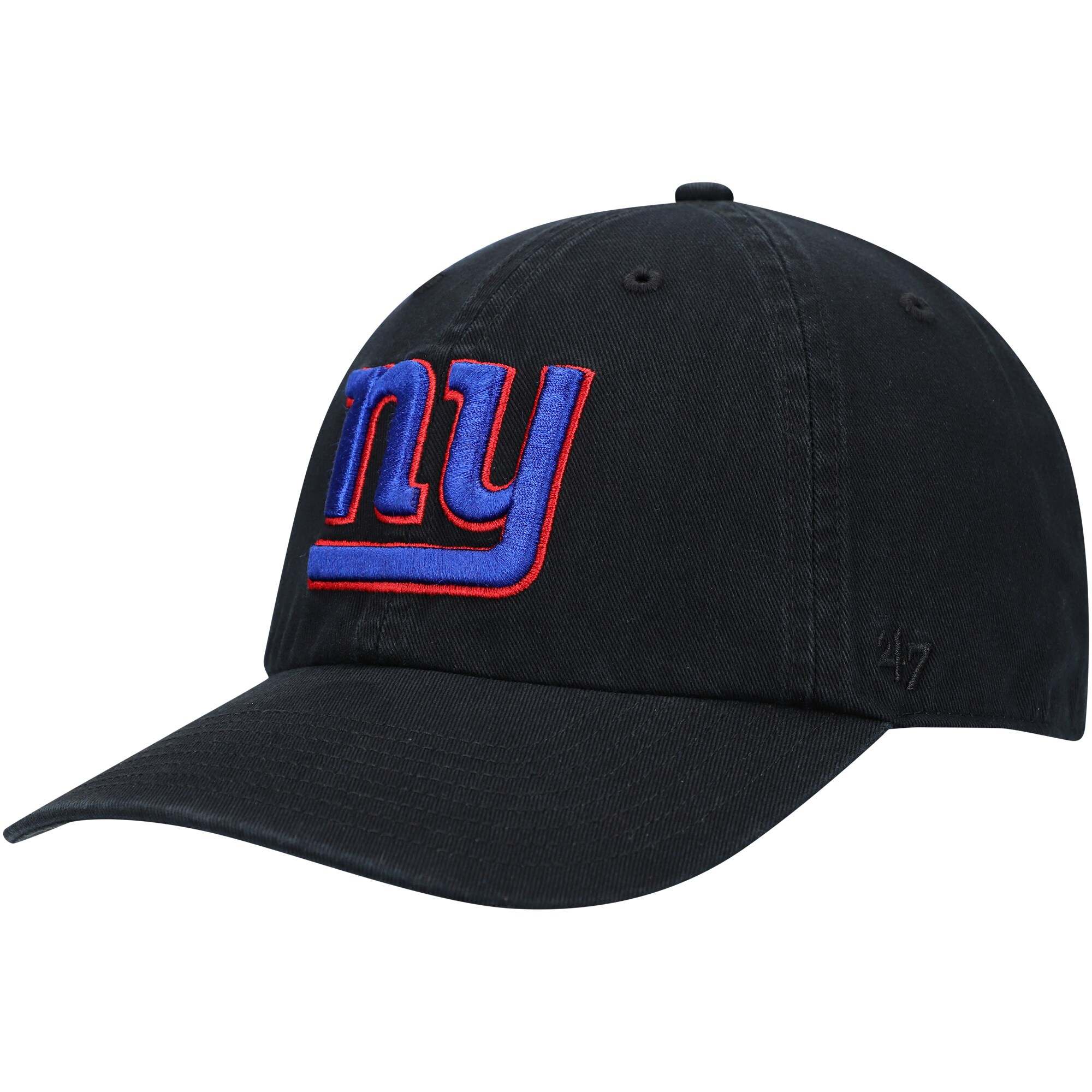 New York Giants mens 47 black new york giants clean up alternate adjustable hat | Giants Shop