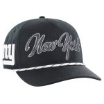 New York Giants mens 47 black new york giants overhand speckle hitch adjustable hat | Giants Shop
