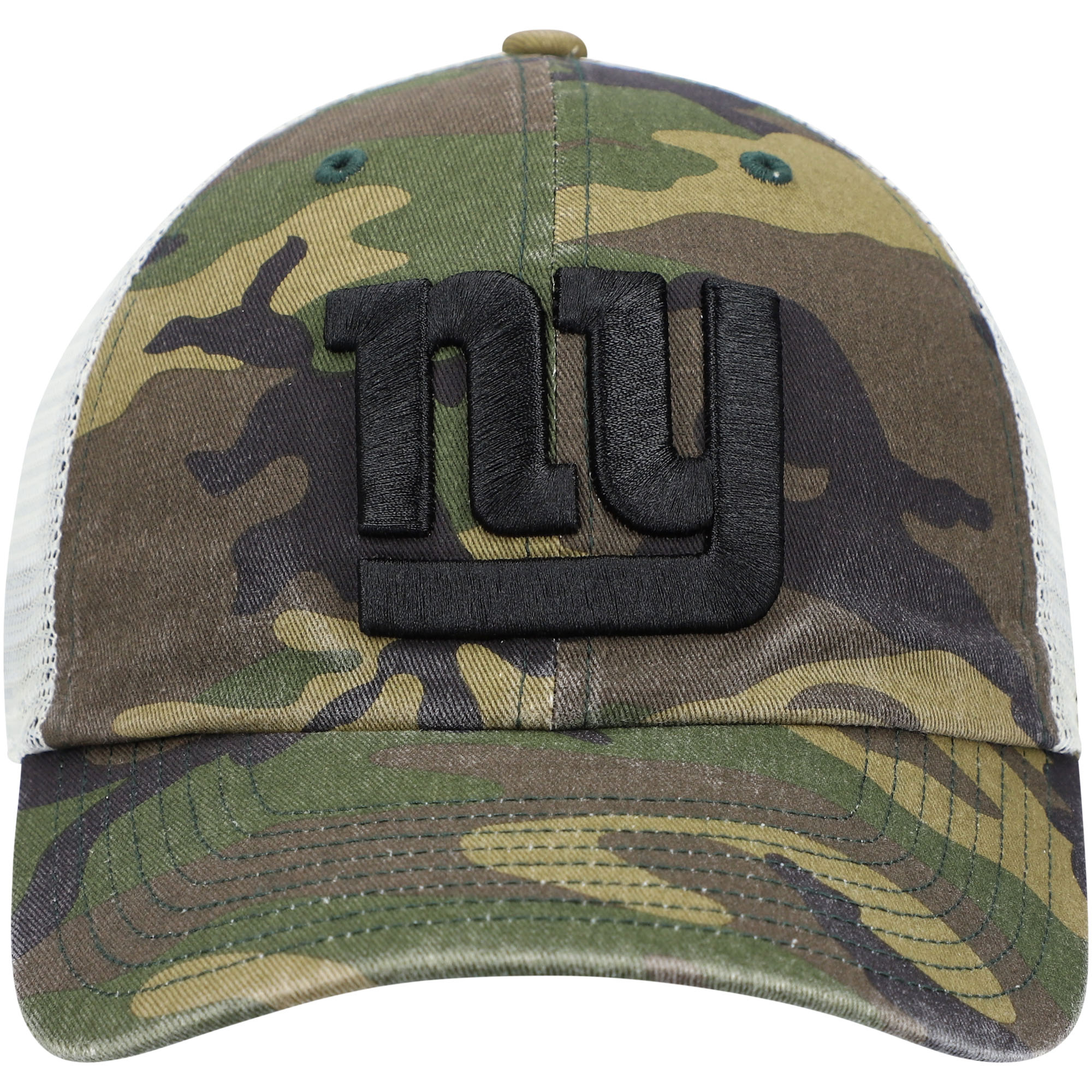 New York Giants mens 47 camo new york giants branson clean up trucker hat | Giants Shop