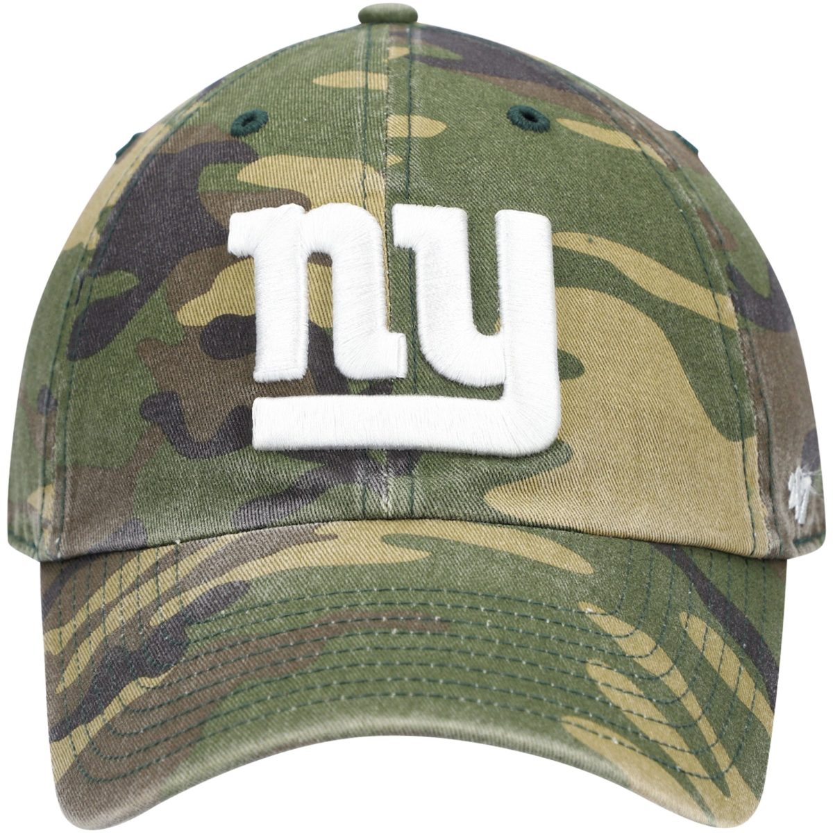 New York Giants mens 47 camo new york giants woodland logo clean up adjustable hat | Giants Shop