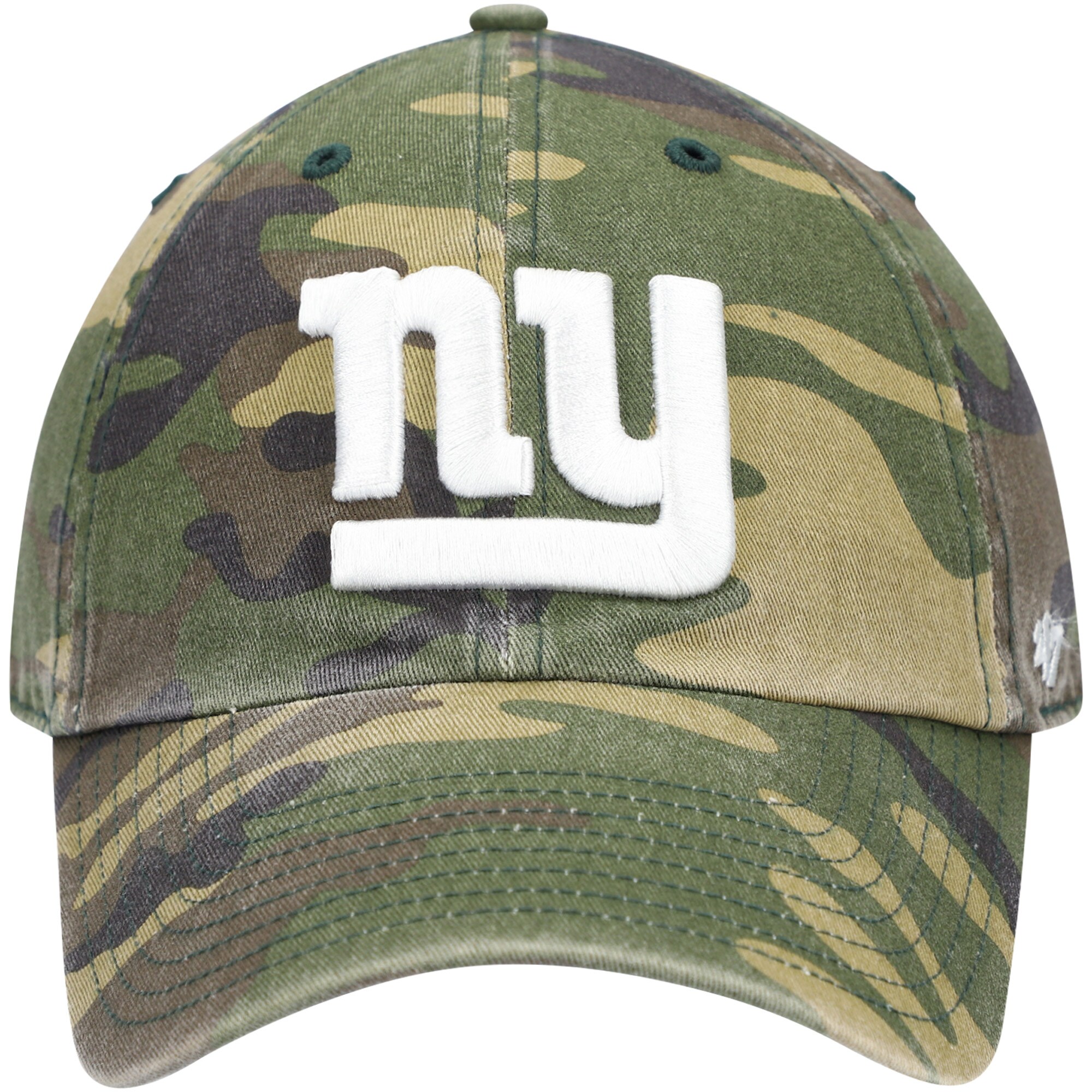 New York Giants mens 47 camo new york giants woodland logo clean up adjustable hat | Giants Shop