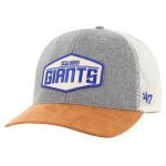 New York Giants mens 47 heather graytan new york giants drover trucker adjustable hat | Giants Shop