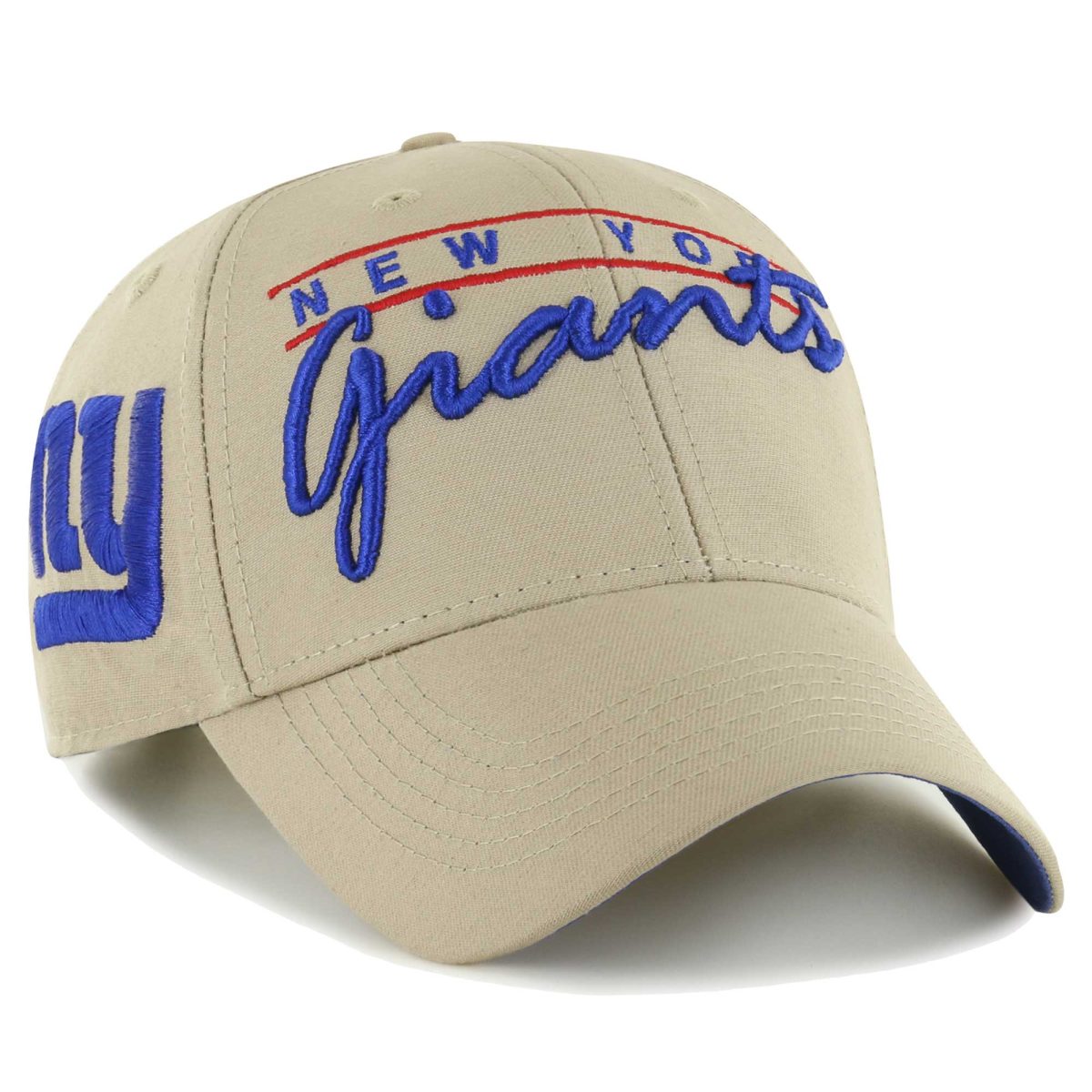 New York Giants mens 47 khaki new york giants atwood mvp adjustable hat | Giants Shop