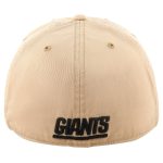 New York Giants mens 47 khaki new york giants dusted relaxed franchise fitted hat | Giants Shop