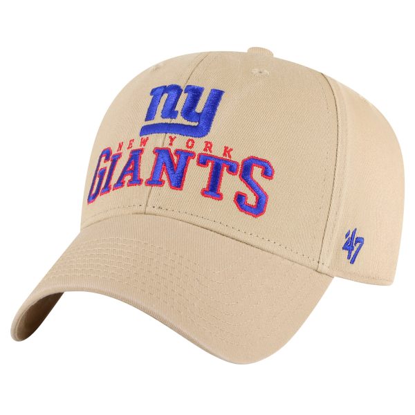New York Giants mens 47 khaki new york giants powell mvp adjustable hat | Giants Shop