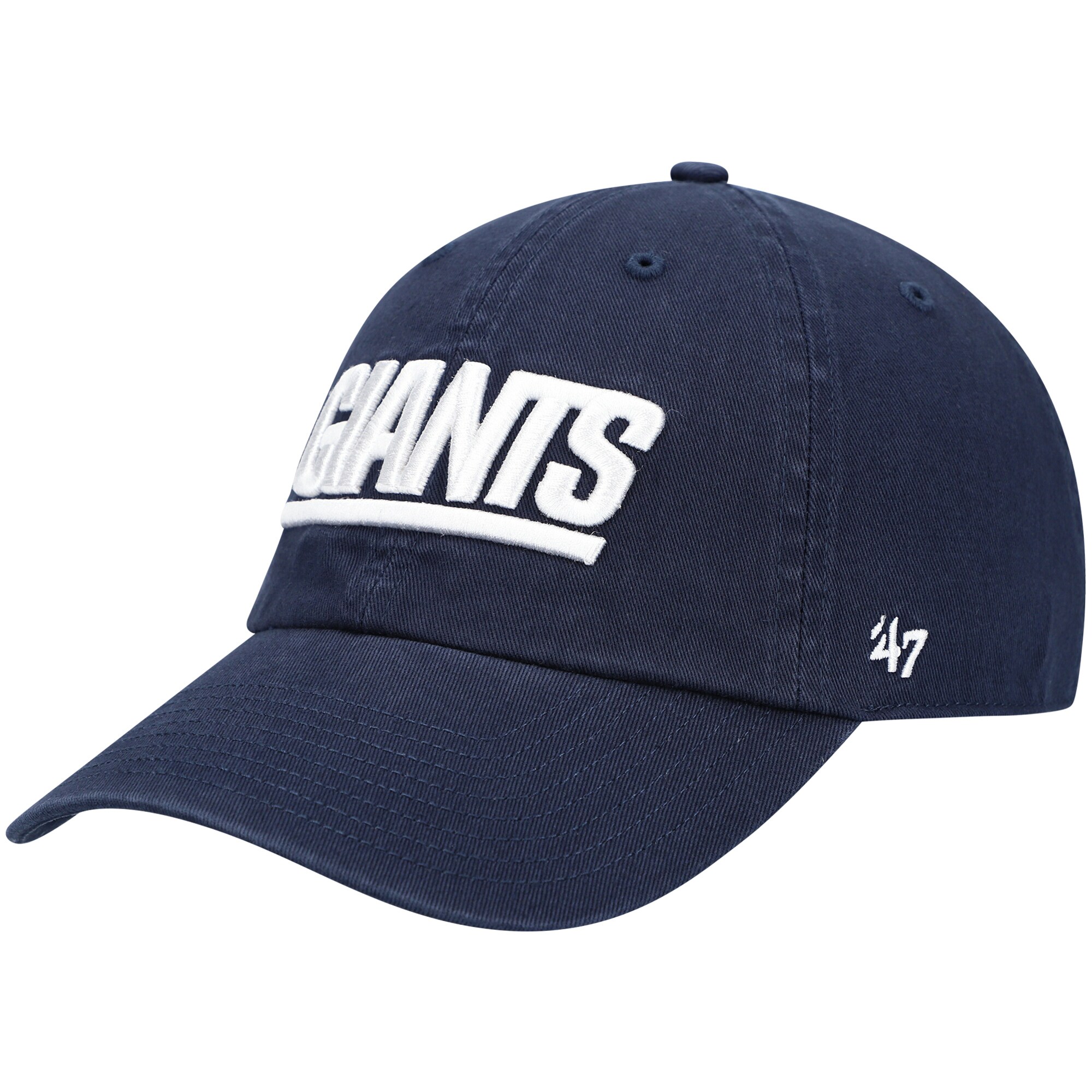 New York Giants mens 47 navy new york giants clean up legacy adjustable hat | Giants Shop