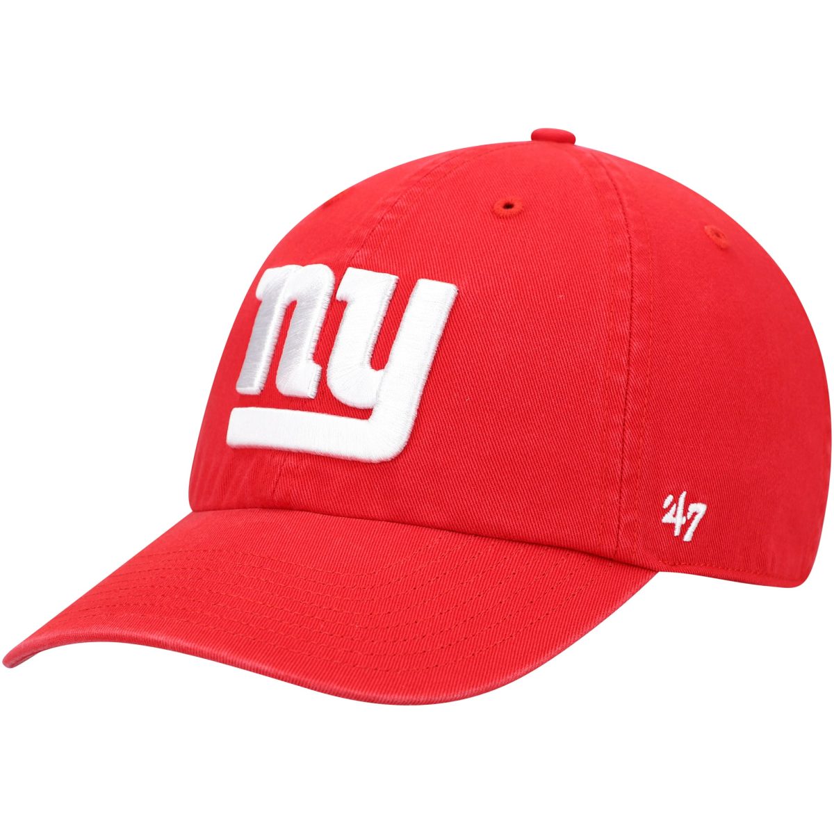 New York Giants mens 47 red new york giants secondary clean up adjustable hat | Giants Shop