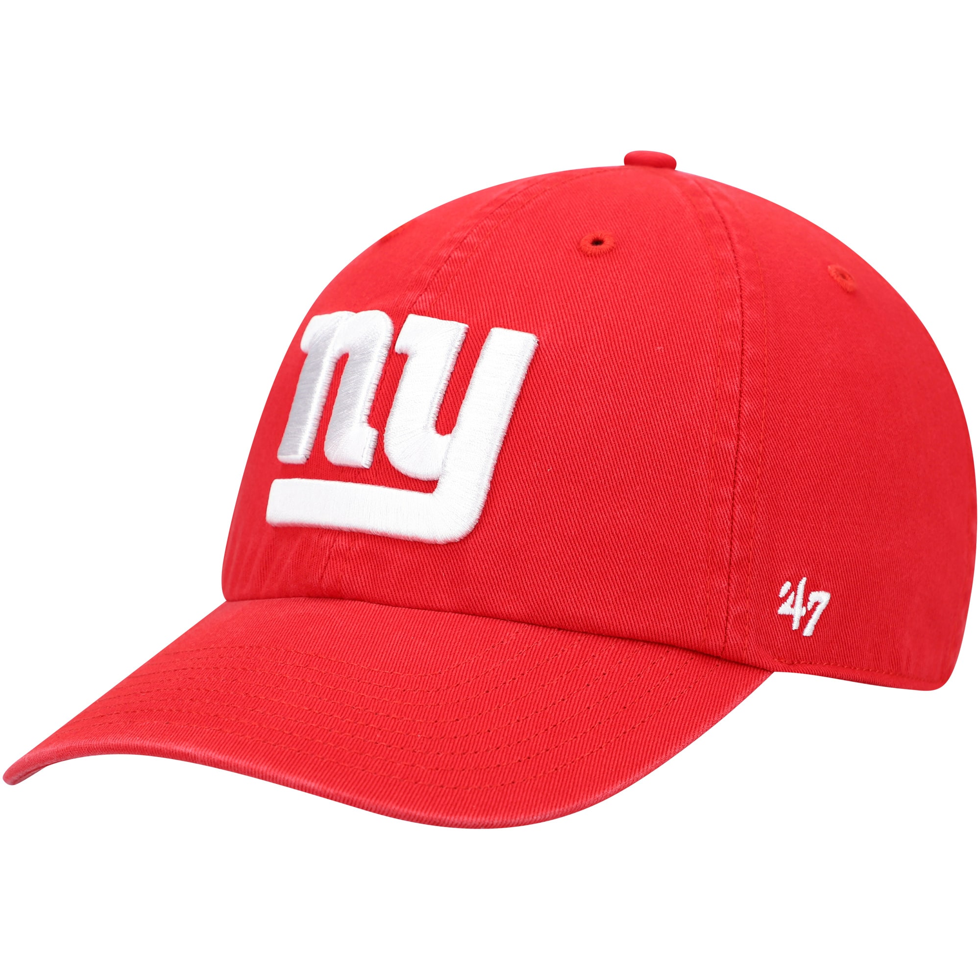 New York Giants mens 47 red new york giants secondary clean up adjustable hat | Giants Shop
