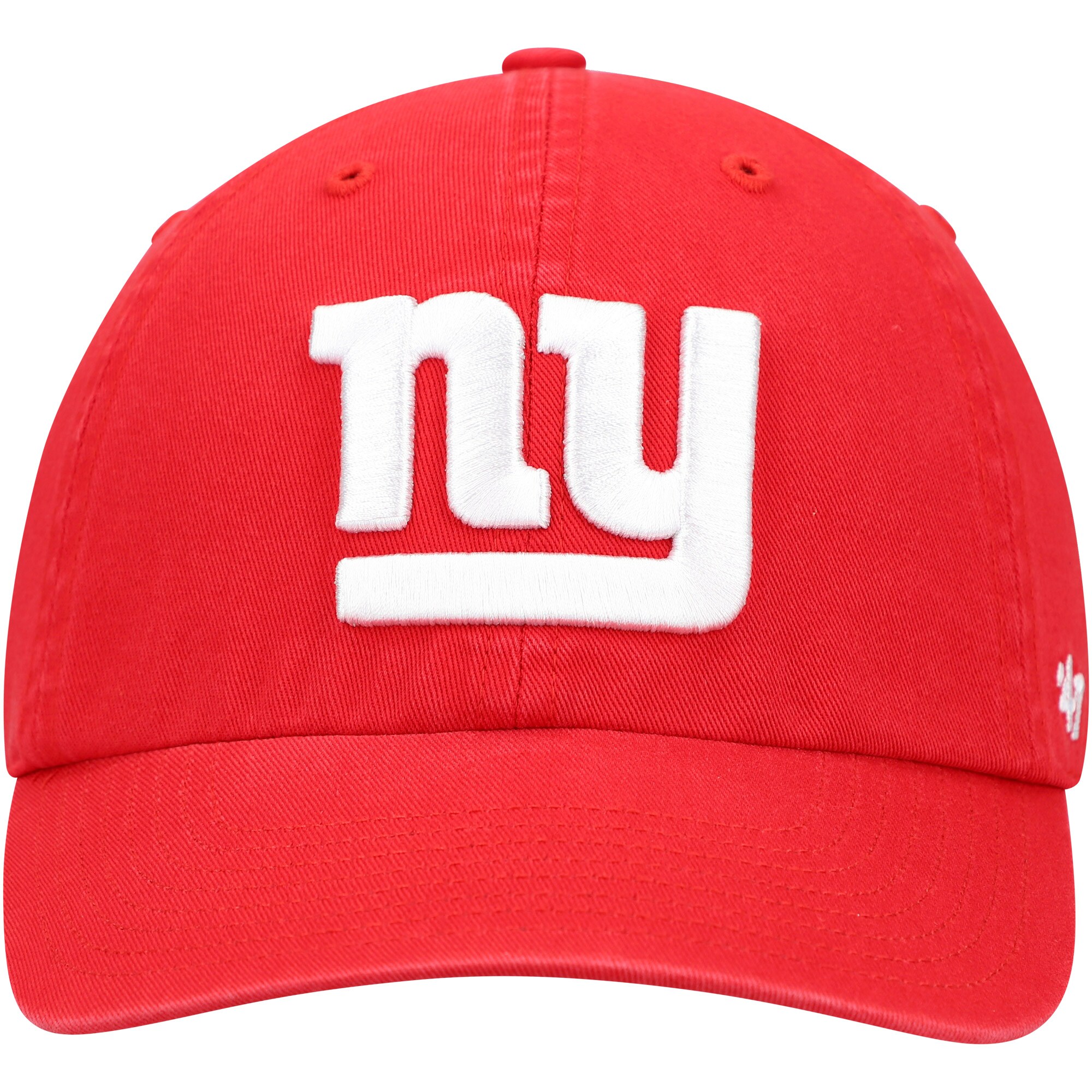 New York Giants mens 47 red new york giants secondary clean up adjustable hat | Giants Shop