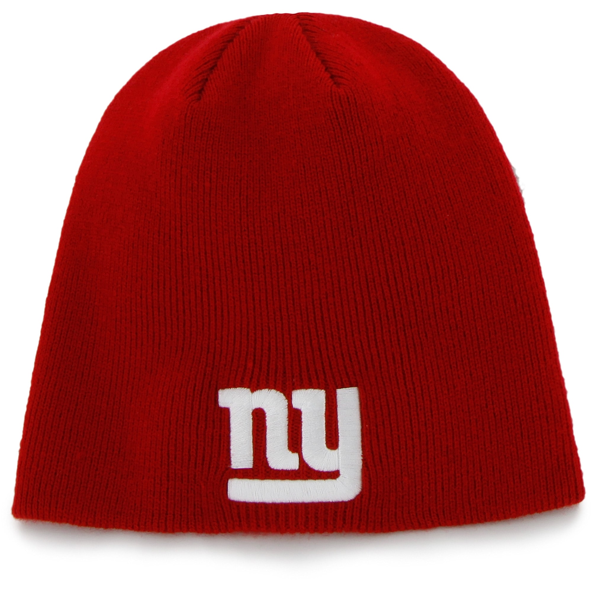 New York Giants mens 47 red new york giants secondary logo knit beanie | Giants Shop