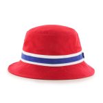 New York Giants mens 47 red new york giants striped bucket hat | Giants Shop