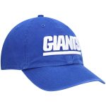New York Giants mens 47 royal new york giants clean up script adjustable hat | Giants Shop