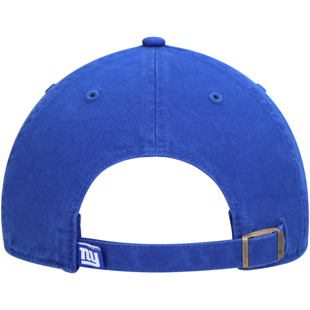 New York Giants mens 47 royal new york giants clean up script adjustable hat | Giants Shop