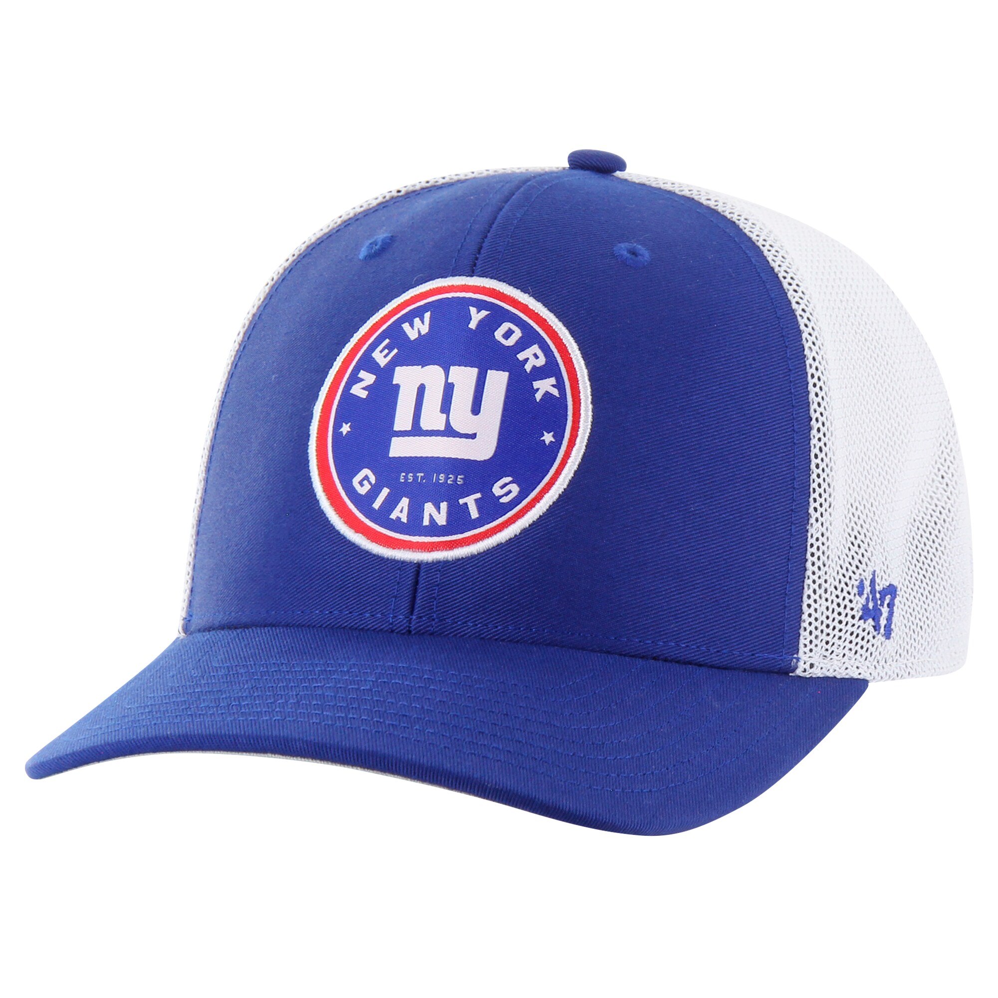 New York Giants mens 47 royal new york giants disclose trophy stretch fit hat | Giants Shop