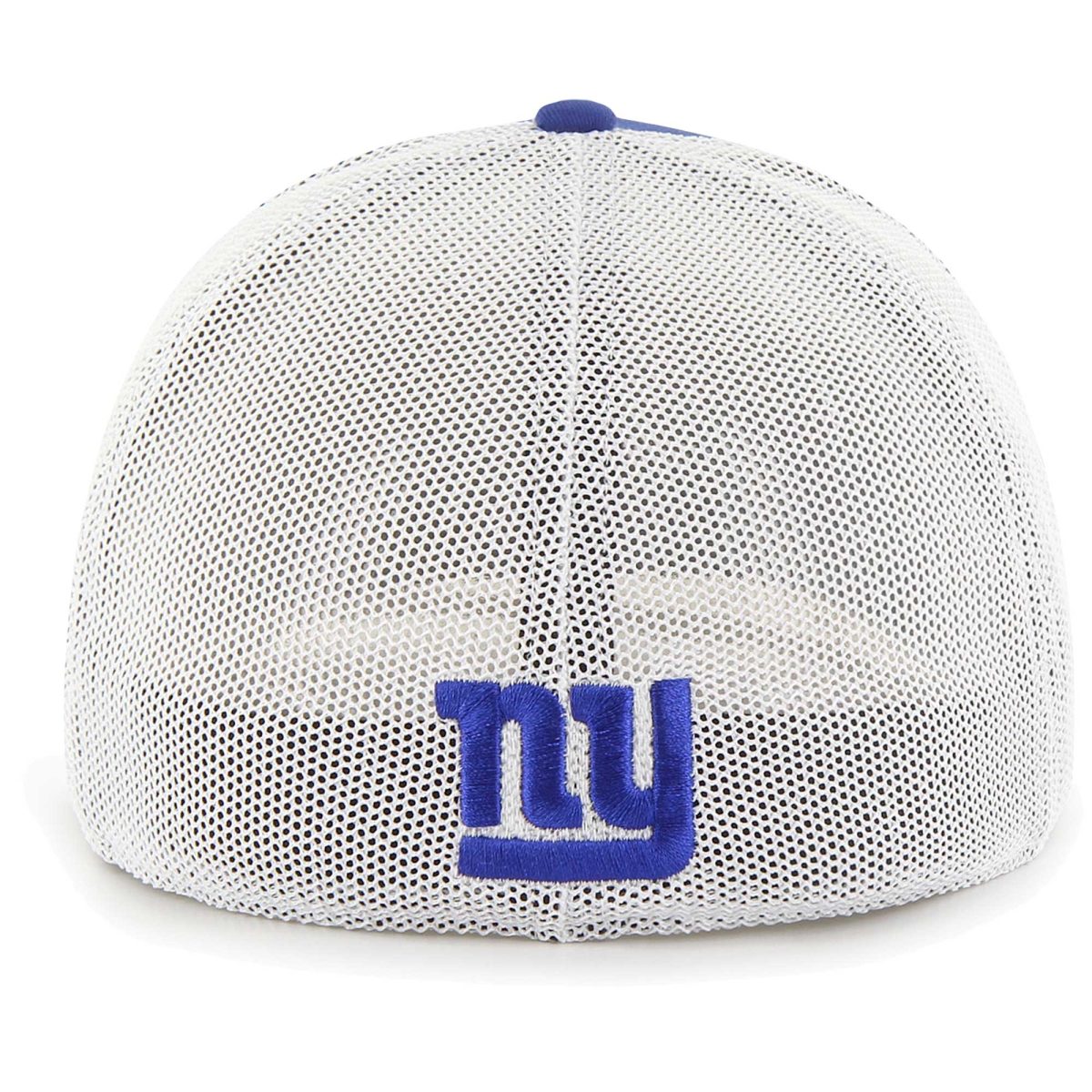 New York Giants mens 47 royal new york giants leather head flex hat | Giants Shop
