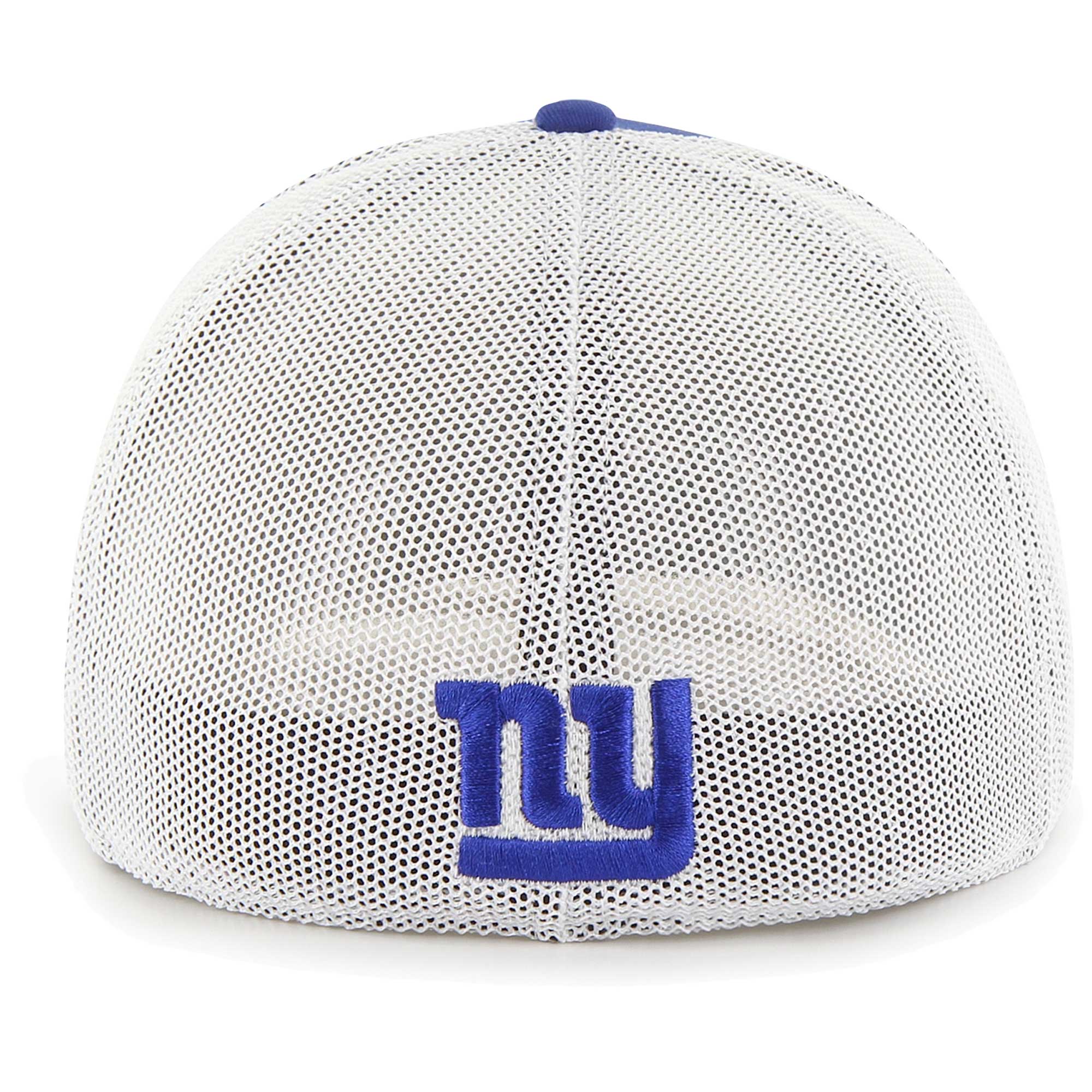 New York Giants mens 47 royal new york giants leather head flex hat | Giants Shop