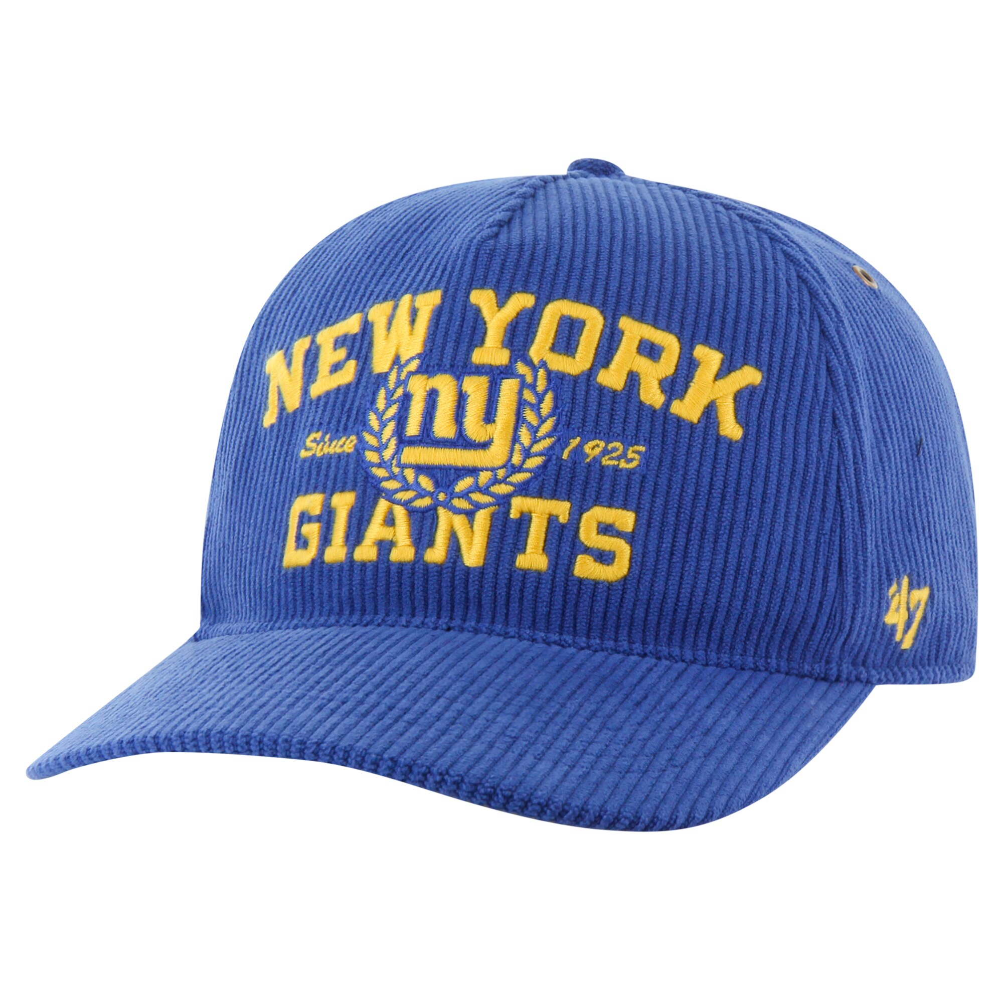 New York Giants mens 47 royal new york giants letterman hitch adjustable hat | Giants Shop