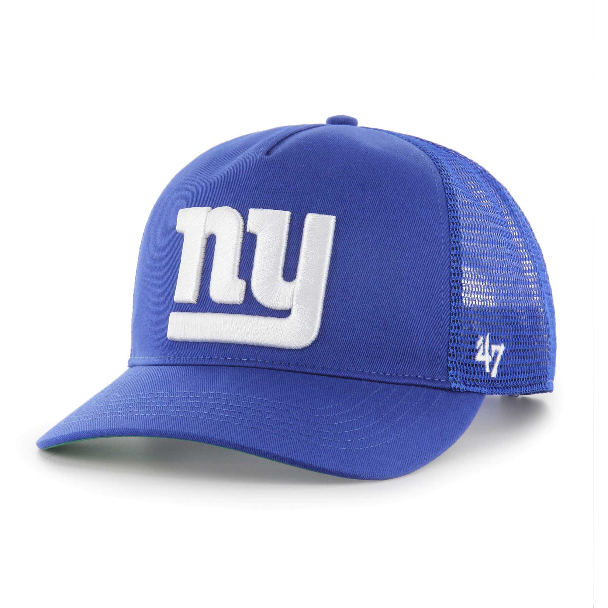 New York Giants mens 47 royal new york giants mesh hitch trucker adjustable hat | Giants Shop
