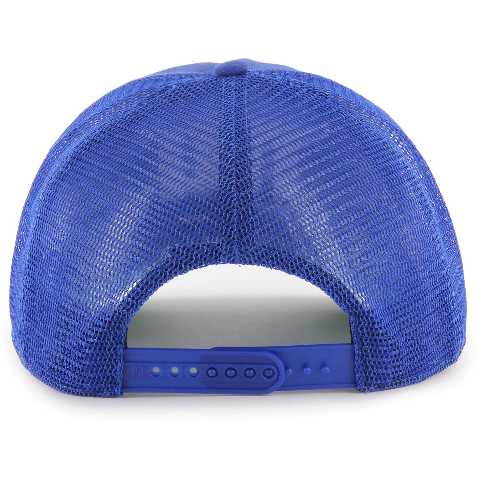 New York Giants mens 47 royal new york giants mesh hitch trucker adjustable hat | Giants Shop