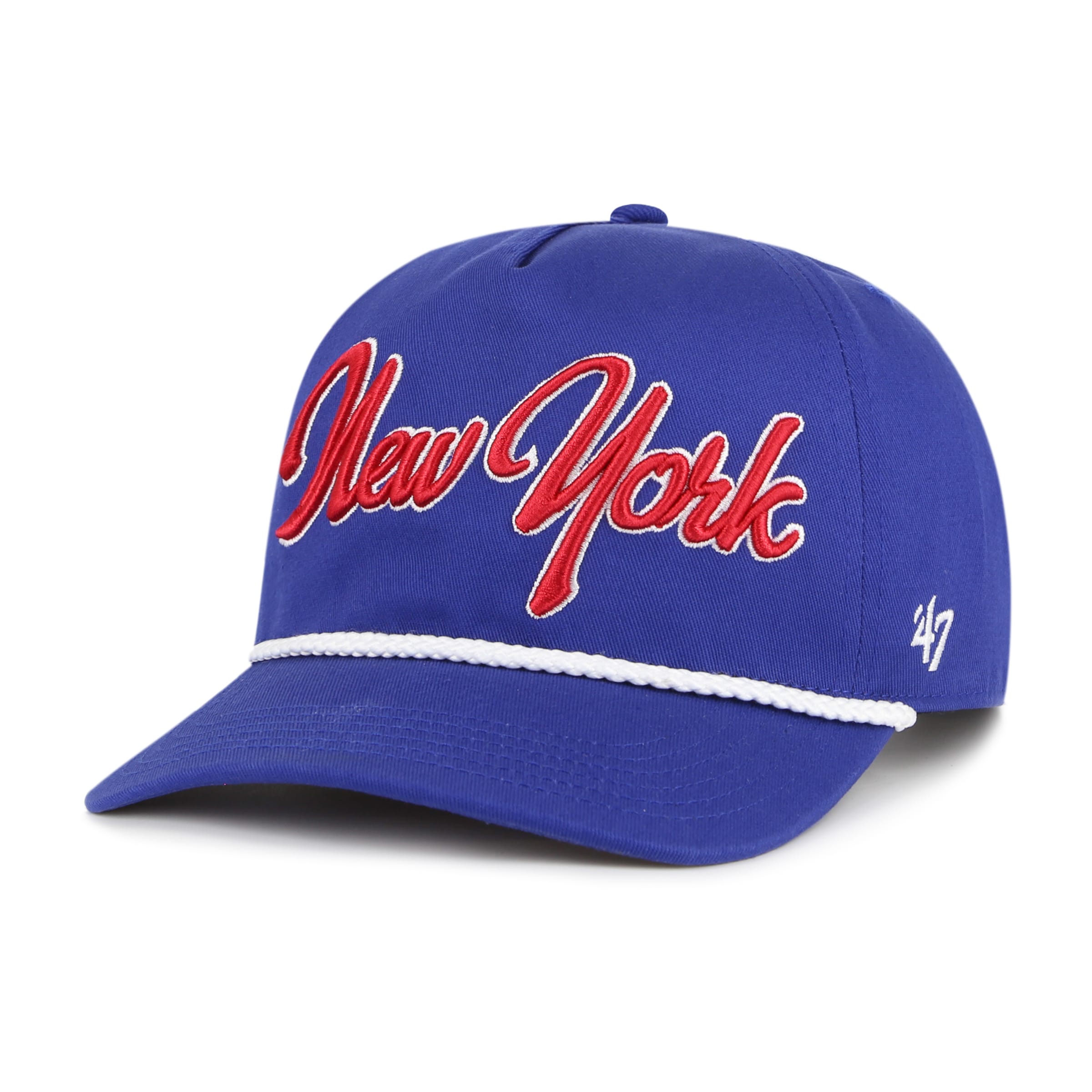 New York Giants mens 47 royal new york giants overhand hitch adjustable hat | Giants Shop