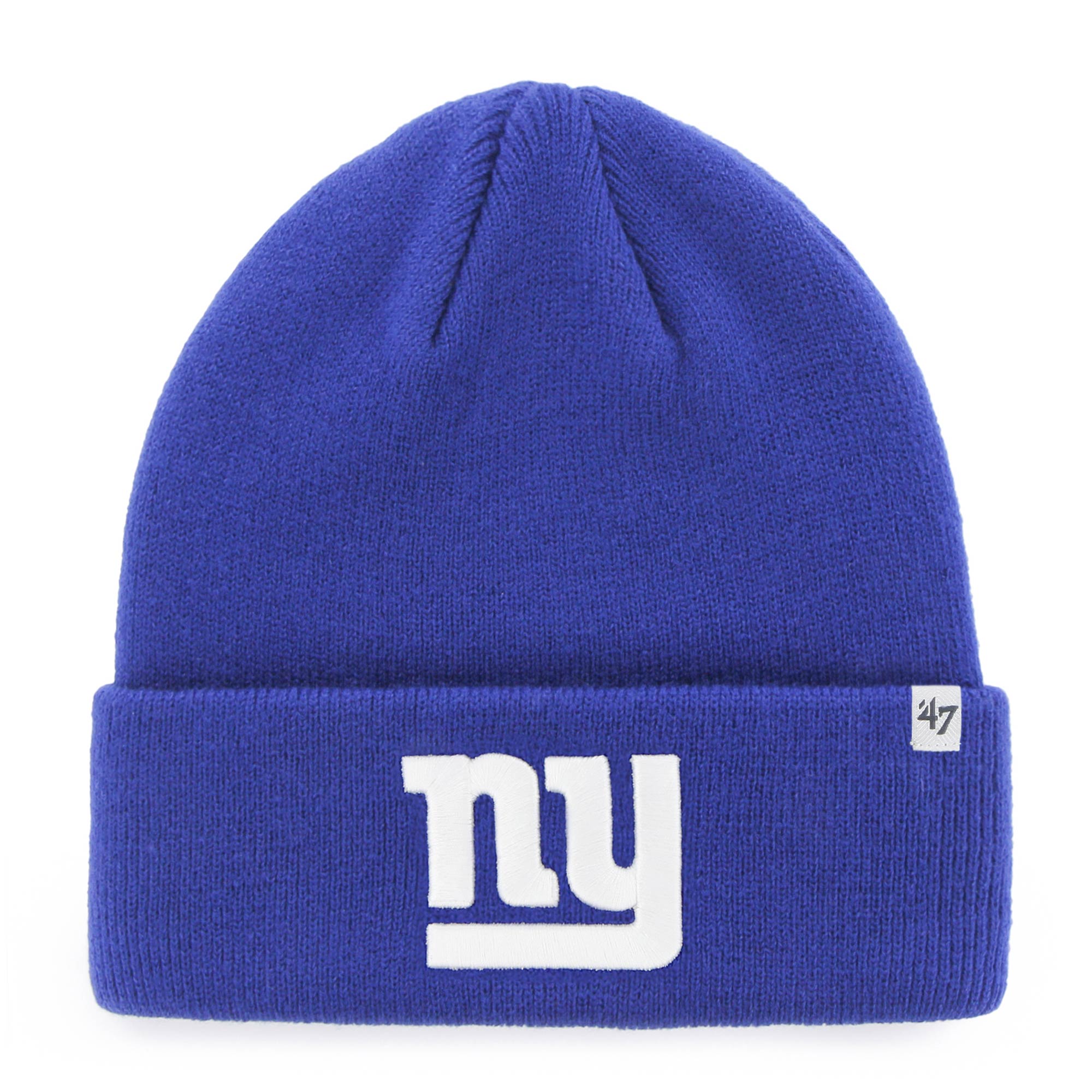 New York Giants mens 47 royal new york giants primary basic cuffed knit hat | Giants Shop