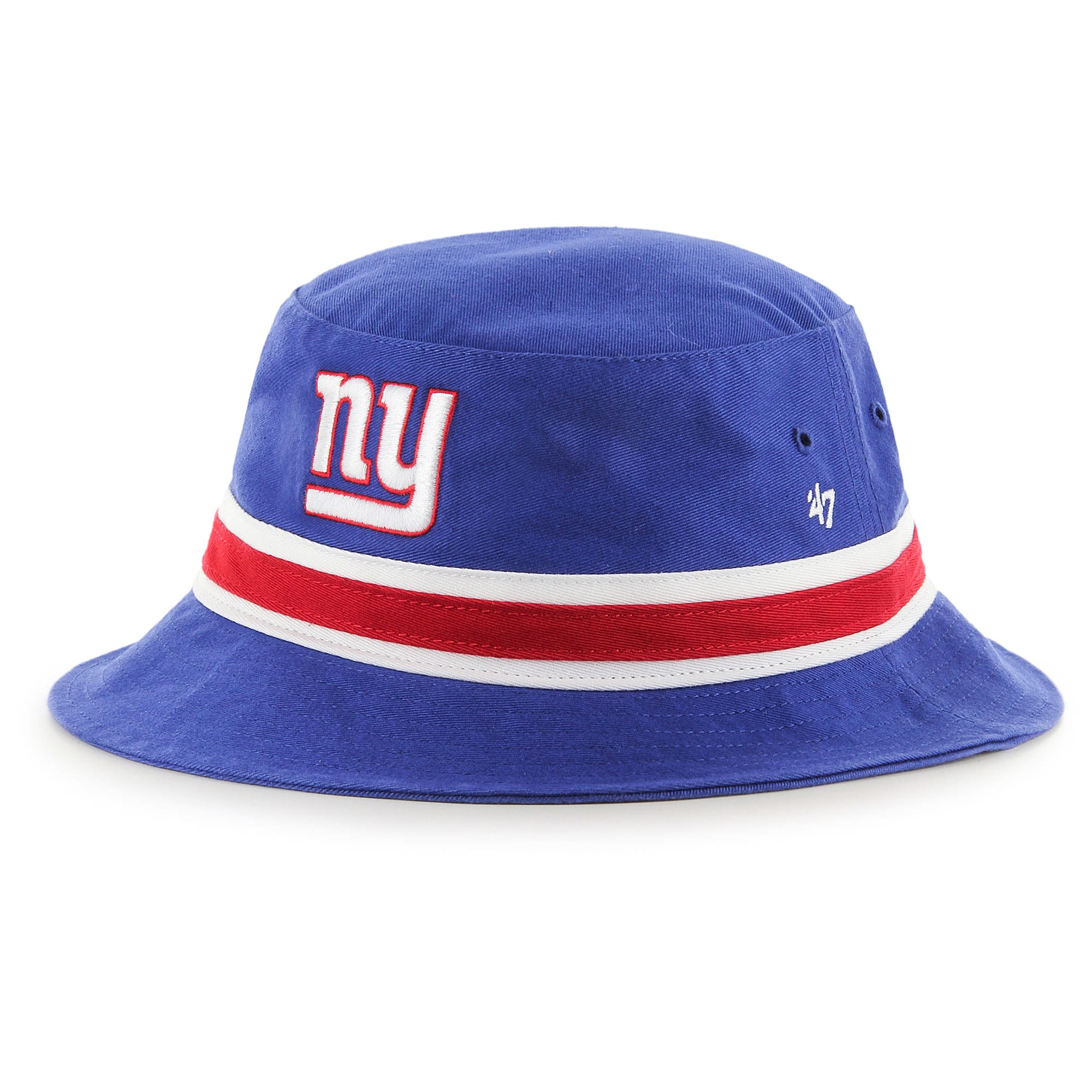 New York Giants mens 47 royal new york giants striped bucket hat | Giants Shop
