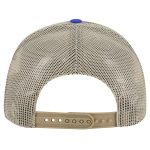 New York Giants mens 47 royalnatural new york giants campscape relaxed trucker adjustable hat | Giants Shop