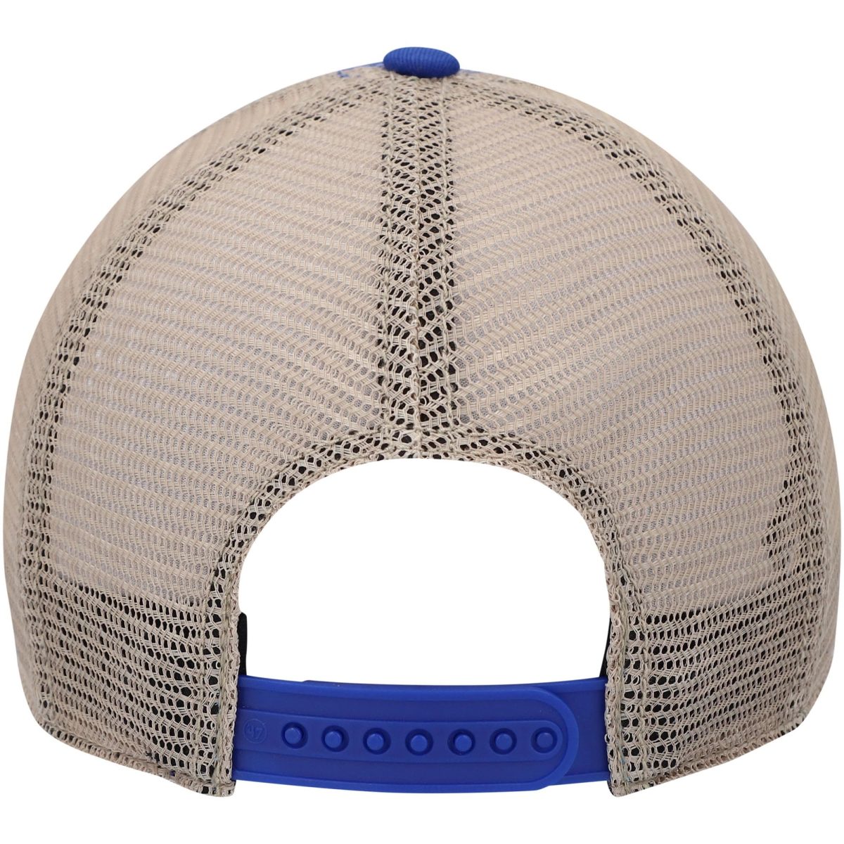 New York Giants mens 47 royalnatural new york giants trawler trucker clean up snapback hat | Giants Shop