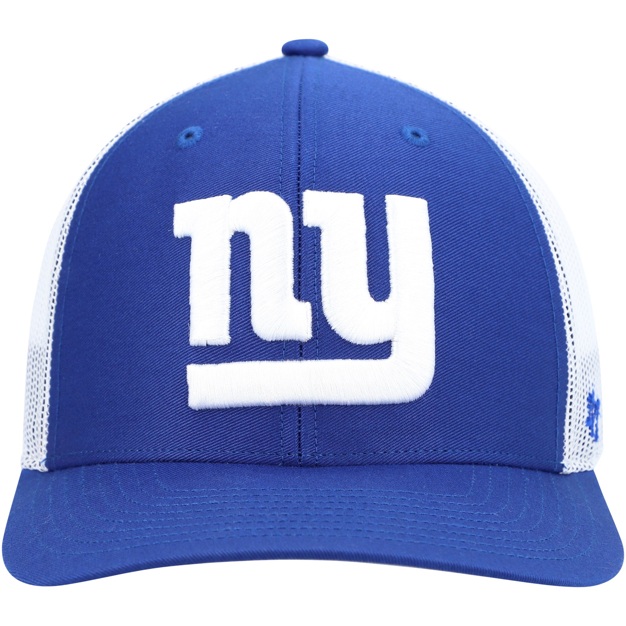 New York Giants mens 47 royalwhite new york giants trucker snapback hat | Giants Shop