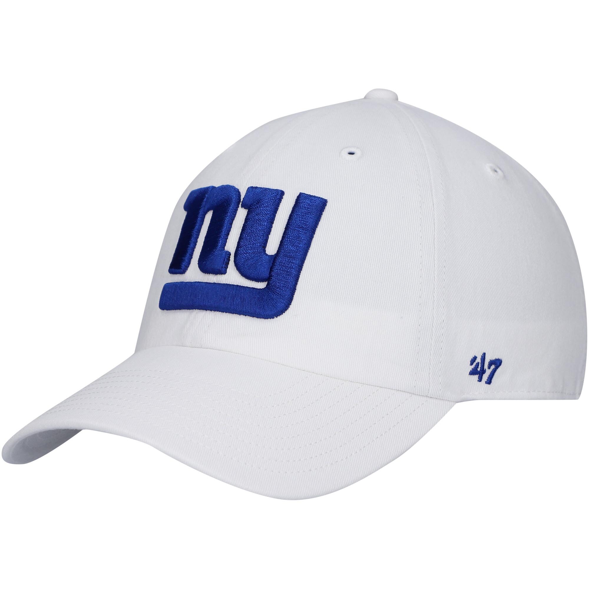 New York Giants mens 47 white new york giants clean up adjustable hat | Giants Shop
