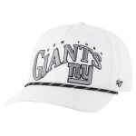 New York Giants mens 47 white new york giants wave speckle hitch rope adjustable hat | Giants Shop