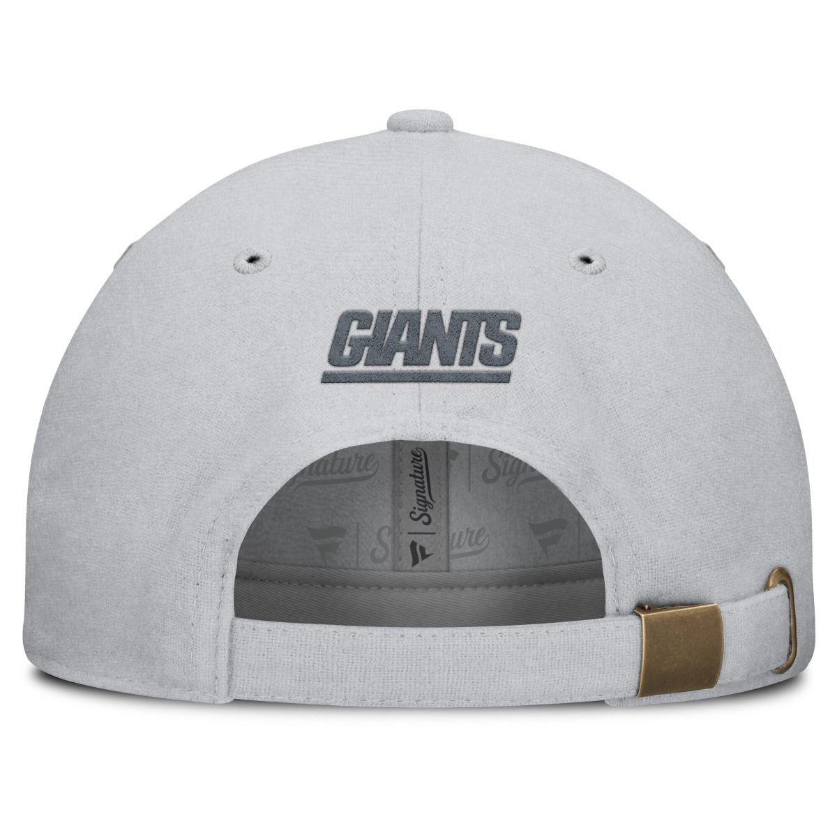 New York Giants mens fanatics heather gray new york giants front office adjustable hat | Giants Shop