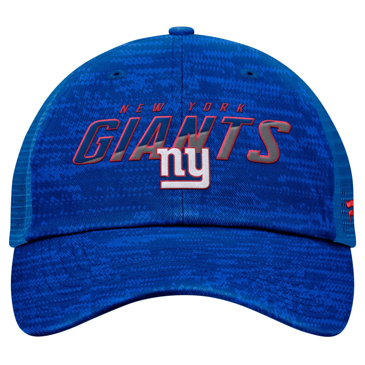 New York Giants mens fanatics heather royal new york giants challenge trucker adjustable hat | Giants Shop
