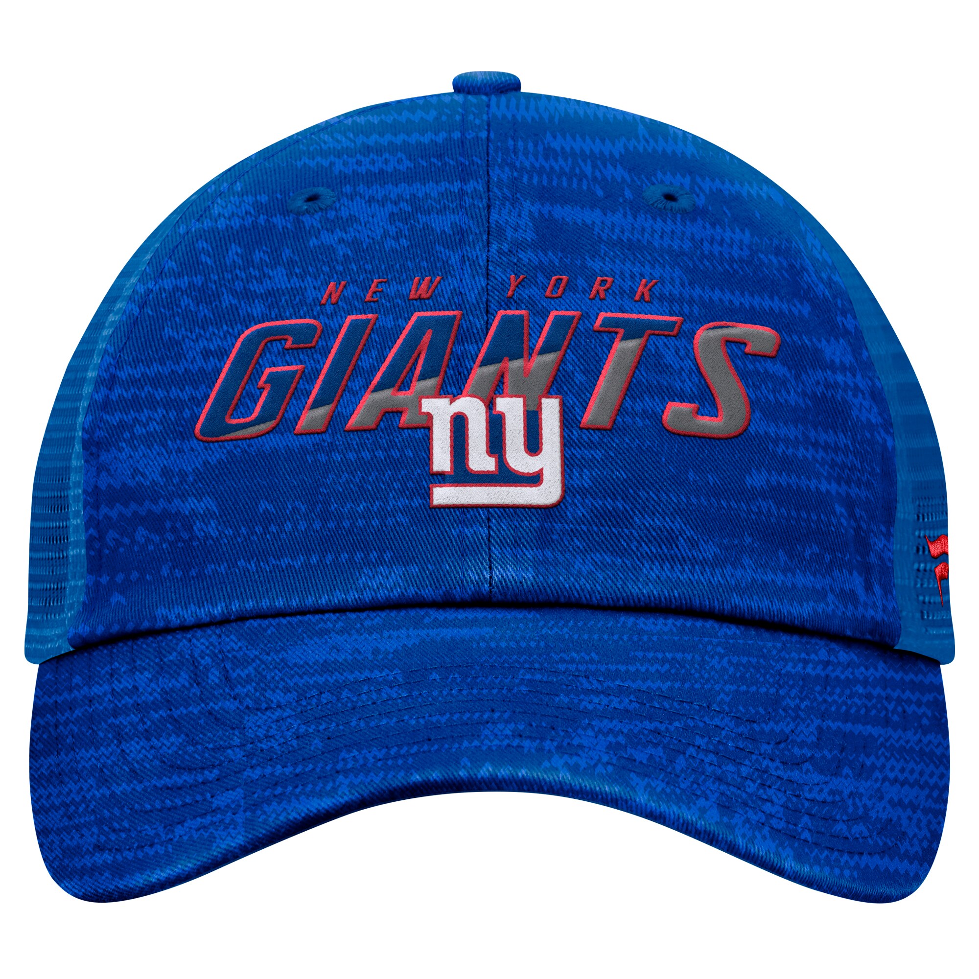 New York Giants mens fanatics heather royal new york giants challenge trucker adjustable hat | Giants Shop