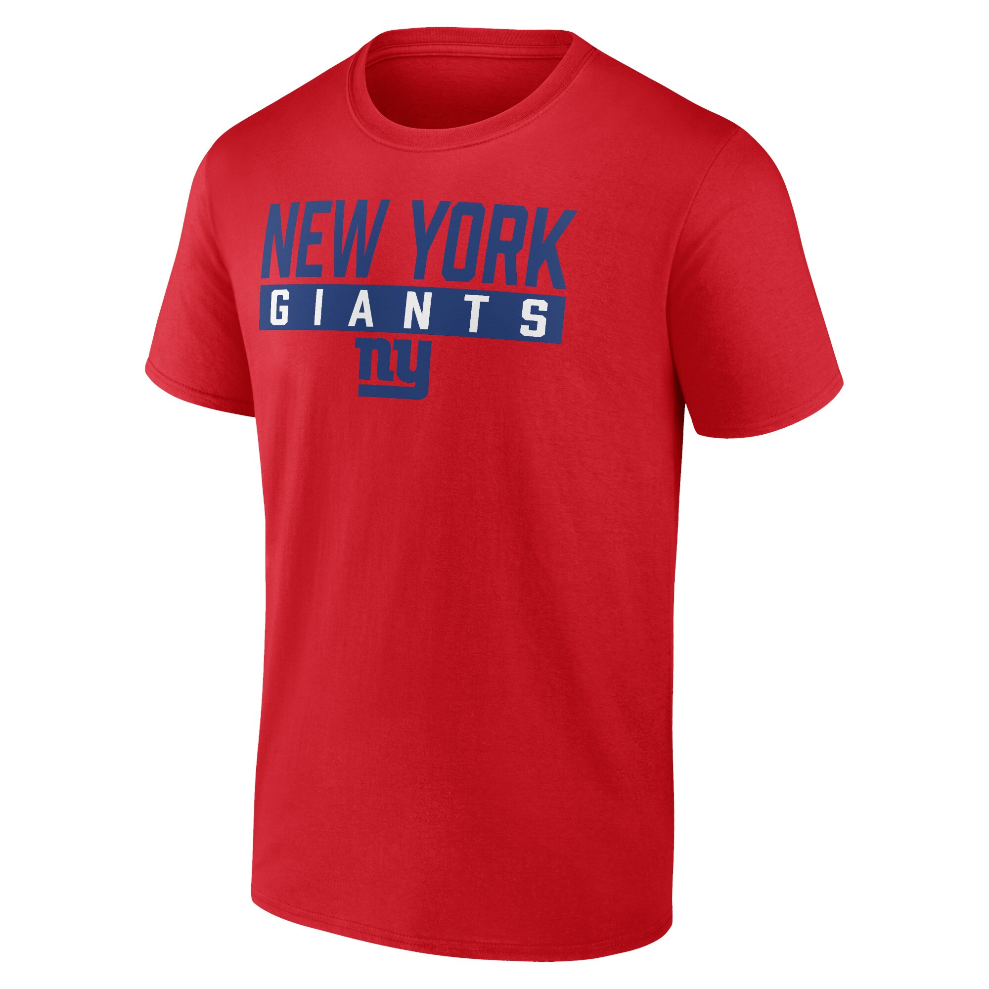 New York Giants mens fanatics redroyal new york giants t-shirt  adjustable hat combo pack | Giants Shop