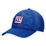 New York Giants mens fanatics royal new york giants defender camo trucker adjustable hat | Giants Shop