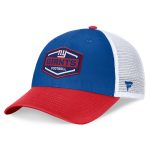 New York Giants mens fanatics royalred new york giants bench trucker adjustable hat | Giants Shop