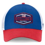 New York Giants mens fanatics royalred new york giants bench trucker adjustable hat | Giants Shop