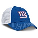 New York Giants mens fanatics royalwhite new york giants trucker adjustable hat | Giants Shop