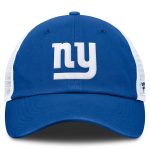 New York Giants mens fanatics royalwhite new york giants vintage trucker adjustable hat | Giants Shop