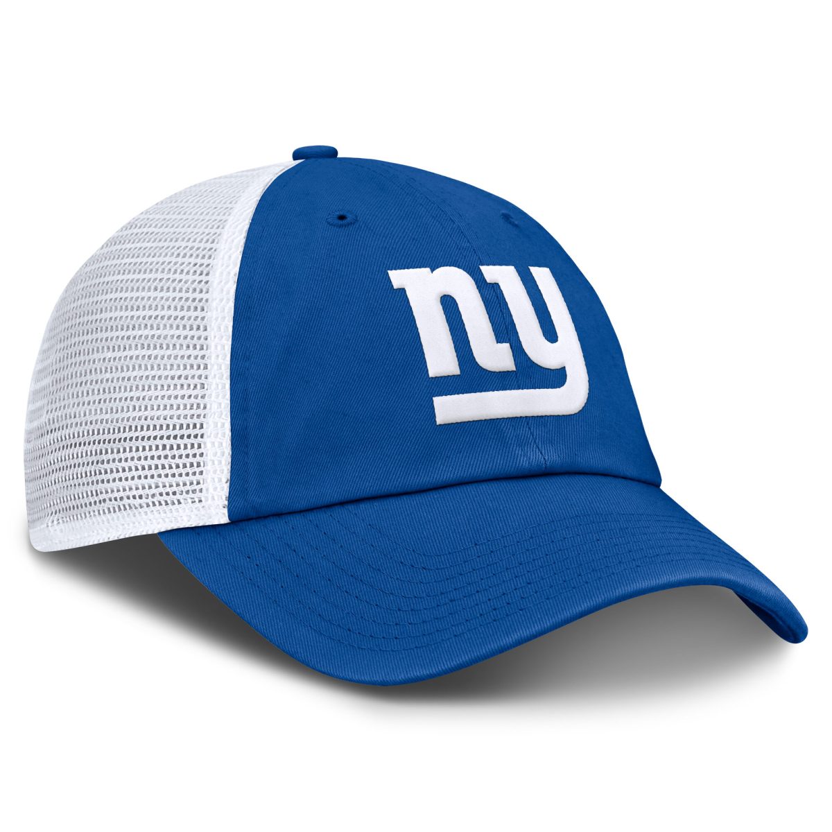 New York Giants mens fanatics royalwhite new york giants vintage trucker adjustable hat | Giants Shop