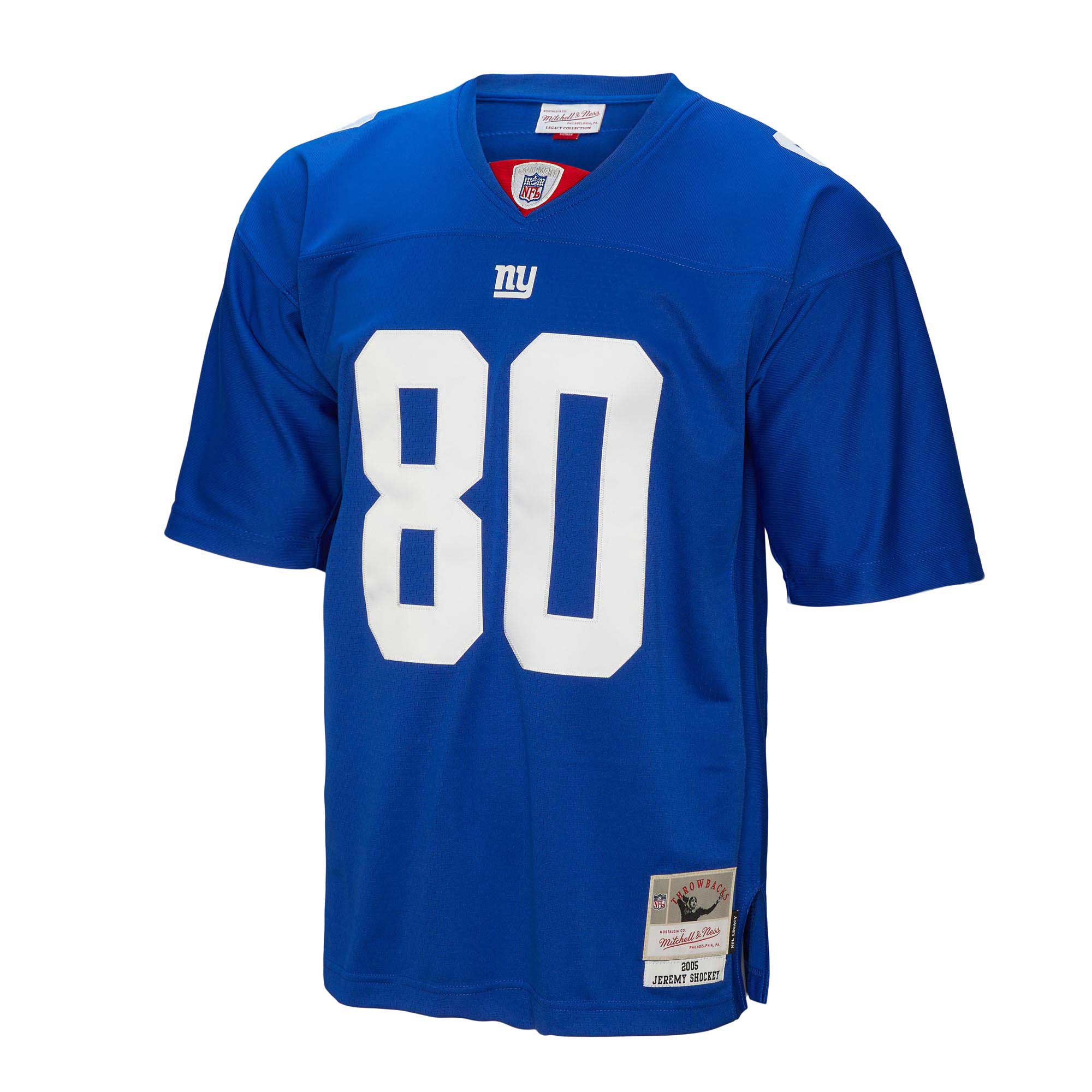 New York Giants mens mitchell  ness jeremy shockey royal new york giants legacy replica jersey | Giants Shop