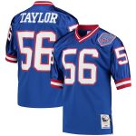 New York Giants mens mitchell  ness lawrence taylor royal new york giants 1990 authentic throwback retired player jersey | Giants Shop