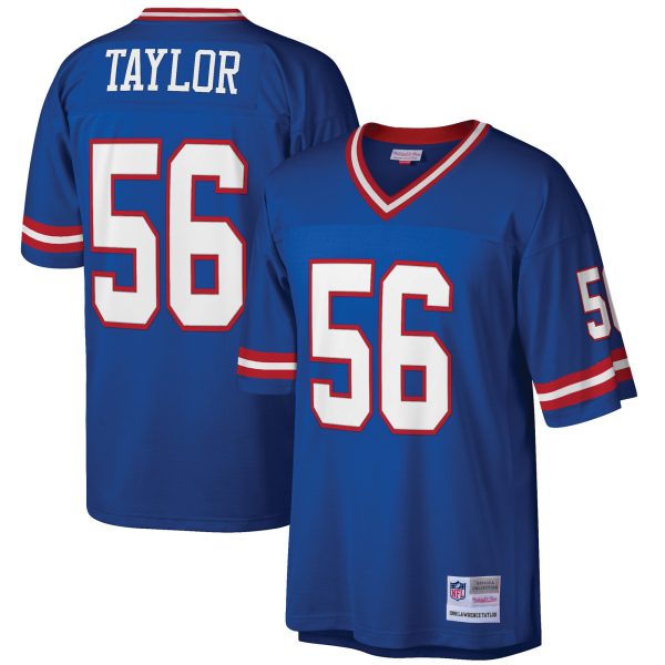 New York Giants mens mitchell  ness lawrence taylor royal new york giants big  tall 1986 retired player replica jersey | Giants Shop